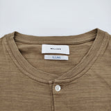 WELLDER ICONS別注 HENLEY NECK TANK TOP 定価11000円 WM23SSIS02 ヘンリーネック タンクトップ ベージュ メンズ ウェルダー【中古】6-0630S♪