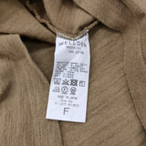 WELLDER ICONS別注 HENLEY NECK TANK TOP 定価11000円 WM23SSIS02 ヘンリーネック タンクトップ ベージュ メンズ ウェルダー【中古】6-0630S♪