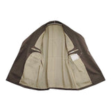 Milok W JACKET 定価63800円 20SSJK01 46サイズ ナイロン テーラードジャケット ブラウン メンズ ミロック【中古】6-0906M∞