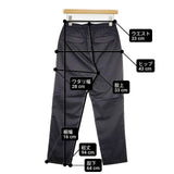 Milok EASY TROUSERS 44サイズ 20SSPT01 ナイロンイージー パンツ ブラック メンズ ミロック【中古】6-0906G∞
