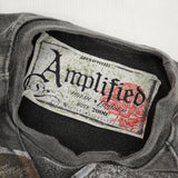 AMPLIFIED KASABIAN カサビアン フォトプリント 裏毛 スウェット グレー メンズ アンプリファイド【中古】6-0906M∞