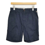 Pretty Green サイズ28 コットン ペイズリー柄 ショートパンツ ハーフパンツ ショーツ ネイビー メンズ プリティーグリーン【中古】6-0630S♪