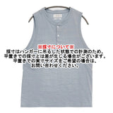 WELLDER ICONS別注 HENLEY NECK TANK TOP 定価11000円 WM23SSIS02 ヘンリーネック タンクトップ ライトブルー メンズ ウェルダー【中古】6-0630S♪