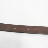 Martin Faizey クイックリリースベルト 30サイズ レザー 革 ベルト チャ メンズ マーティンフェイジー【中古】6-0622G◎