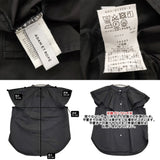 adam et Rope 取り外し可 2WAY ラッフルカラーブラウス フリルカラー 付け襟 ブラウス シャツ 21SS ブラック レディース アダムエロペ【中古】6-0707S♪