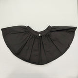 adam et Rope 取り外し可 2WAY ラッフルカラーブラウス フリルカラー 付け襟 ブラウス シャツ 21SS ブラック レディース アダムエロペ【中古】6-0707S♪