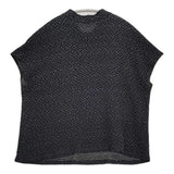 JURGEN LEHL J0132UB611 日本製 コットン フレンチスリーブ 半袖Ｔシャツ カットソー ブラック レディース ヨーガンレール【中古】6-0626S♪