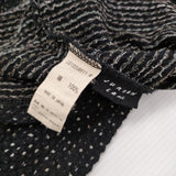 JURGEN LEHL J0132UB611 日本製 コットン フレンチスリーブ 半袖Ｔシャツ カットソー ブラック レディース ヨーガンレール【中古】6-0626S♪