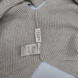 JURGEN LEHL カシミヤ混 ノースリーブニット J0141KV011 ベスト ベージュ レディース ヨーガンレール【中古】6-1007M∞