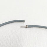 MATERIA チューブ ロングペンダント PLAIN PEOPLE購入 アクセサリー ネックレス グレー レディース マテリア【中古】6-0611G◎