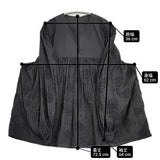 Toujours Classic Smock Shirt スモックシャツ カットワーク 定価59400円 サイズ2 ブラウス シャツ ブラック レディース トゥジュー【中古】6-0626M♪