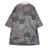 marimekko KARHUNMARJA 花柄 コットン チュニック ワンピース グレー マルチカラー レディース マリメッコ【中古】6-0830M∞
