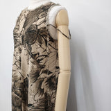 AMERI/KEITA MARUYAMA VOLUME FLARE DRESS サイズM ワンピース 23SS ベージュ ブラック レディース アメリ/ケイタマルヤマ【中古】6-0704S♪