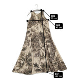 AMERI/KEITA MARUYAMA VOLUME FLARE DRESS サイズM ワンピース 23SS ベージュ ブラック レディース アメリ/ケイタマルヤマ【中古】6-0704S♪