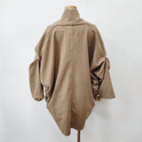 antiqua YA-00334 変型 羽織り 定価4600円 コート ベージュ レディース アンティカ【中古】6-0905T◎