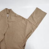 antiqua YA-00334 変型 羽織り 定価4600円 コート ベージュ レディース アンティカ【中古】6-0905T◎