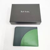 Paul Smith 未使用 コンビネーション 定価13200円 453-007 牛革 パスケース ミドリ メンズ ポール・スミス【中古】6-0615G◎