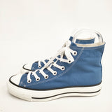 CONVERSE 未使用 CANVAS AS J HI キャンバス ALL STAR オールスターハイ ハイカットスニーカー LIGHTNAVY ライトネイビー サイズ24 日本製 スニーカー コン レディース コンバース【中古】6-0703G◎