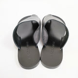 LAOCOONTE ラオコンテ 未使用 Arabella Silky トングサンダル やぎ革 ゴートレザー サイズ37 スペイン製 サンダル ブラック レディース【中古】6-0815S◎