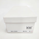 MARGARET HOWELL 未使用 レザートングサンダル フラットサンダル 牛革 サイズM 日本製 定価12100円 589-170504 サンダル キイロ レディース マーガレットハウエル【中古】6-0611S◎
