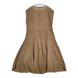 YLEVE COTTON ORGANDY OP コットンオーガンジーワンピース サイズ1 インナー付き 定価55000円 ブラウン レディース イレーヴ【中古】6-0707S♪