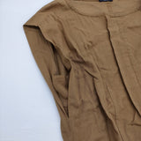 YLEVE COTTON ORGANDY OP コットンオーガンジーワンピース サイズ1 インナー付き 定価55000円 ブラウン レディース イレーヴ【中古】6-0707S♪