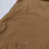 YLEVE COTTON ORGANDY OP コットンオーガンジーワンピース サイズ1 インナー付き 定価55000円 ブラウン レディース イレーヴ【中古】6-0707S♪