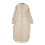 YLEVE WOOL SERGE OP ウールサージ ロングワンピース プルオーバー サイズ1 168-0255006 ワンピース アイボリー レディース イレーヴ【中古】6-1009T♪