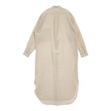 YLEVE WOOL SERGE OP ウールサージ ロングワンピース プルオーバー サイズ1 168-0255006 ワンピース アイボリー レディース イレーヴ【中古】6-1009T♪