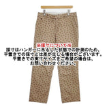AIGLE 総柄 8505-55500 コットンストレッチ サイズL チノパンツ ベージュ メンズ エーグル【中古】6-0906G∞