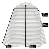 SAINT JAMES 新品 ウエッソン T5 ボーダー 長袖Ｔシャツ カットソー ロンＴ ホワイト ライトグリーン ユニセックス セントジェームス【中古】6-0727M∞