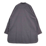 TODAYFUL 未使用品 Standcollar Over Shirts 定価18150円 12320406 オーバーサイズ 長袖シャツ チャコールグレー レディース トゥデイフル【中古】6-0820M∞