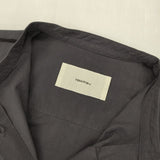 TODAYFUL 未使用品 Standcollar Over Shirts 定価18150円 12320406 オーバーサイズ 長袖シャツ チャコールグレー レディース トゥデイフル【中古】6-0820M∞