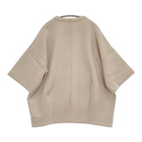 CLANE BULKY LINE HALF SLEEVE TOPS サイズ2 定価15400円 16105-1262 カットソー 24SS ベージュ レディース クラネ【中古】6-0707S♪