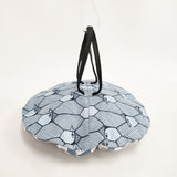 mina perhonen pizza bag new journey × bird garden us9630 ピザバッグ トートバッグ アオ コン レディース ミナペルホネン【中古】6-0611G◎