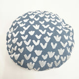 mina perhonen pizza bag new journey × bird garden us9630 ピザバッグ トートバッグ アオ コン レディース ミナペルホネン【中古】6-0611G◎