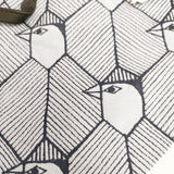 mina perhonen pizza bag new journey × bird garden us9630 ピザバッグ トートバッグ アオ コン レディース ミナペルホネン【中古】6-0611G◎