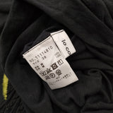 io comme io 刺繍 ドロップショルダー サイズ38 11114810 半袖Ｔシャツ カットソー ブラック レディース イオコムイオ【中古】6-0707S♪