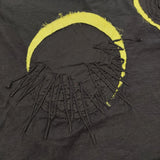 io comme io 刺繍 ドロップショルダー サイズ38 11114810 半袖Ｔシャツ カットソー ブラック レディース イオコムイオ【中古】6-0707S♪