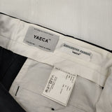 YAECA コットン 67652 ワイドテーパードパンツ サイズ29 定価20520円 チノパンツ ネイビー D.NAVY レディース ヤエカ【中古】6-0830G∞
