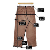 nest Robe 太畝コーデュロイイージーパンツ コットン 定価26400円 01233-1049-1 パンツ ブラウン レディース ネストローブ【中古】6-0830T∞