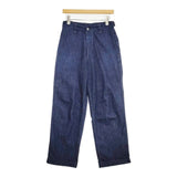 MHL./CANTON CANTON LIGHT DENIM ライトオンス 595-2140501 定価29700円 デニムパンツ ブルー レディース エムエイチエル/キャントン【中古】6-0830G∞