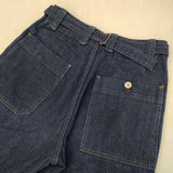 MHL./CANTON CANTON LIGHT DENIM ライトオンス 595-2140501 定価29700円 デニムパンツ ブルー レディース エムエイチエル/キャントン【中古】6-0830G∞