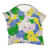 mina perhonen sky quilt ss8671 サイズ40 コットン 日本製 ドット カットソー マルチカラー レディース ミナペルホネン【中古】6-0707S♪