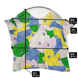 mina perhonen sky quilt ss8671 サイズ40 コットン 日本製 ドット カットソー マルチカラー レディース ミナペルホネン【中古】6-0707S♪