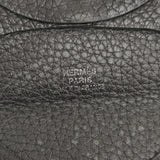 HERMES バスティア レザー コインケース クロ レディース エルメス【中古】6-0611G◎