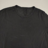 Yohji Yamamoto +NOIR シアー バックボタン コットン サイズ2 半袖Ｔシャツ カットソー ブラック レッド レディース ヨウジヤマモト プリュス ノアール【中古】6-0711S△