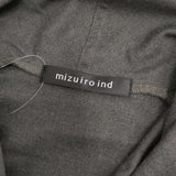 mizuiro-ind フード 羽織り ガウン コート カーディガン グレー レディース ミズイロインド【中古】6-0905T◎