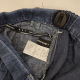mercibeaucoup, サルエルパンツ MB93FF828 コットンリネン サイズ3 デニムパンツ ネイビー レディース メルシーボークー【中古】6-0830G∞
