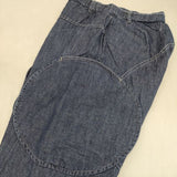 mercibeaucoup, サルエルパンツ MB93FF828 コットンリネン サイズ3 デニムパンツ ネイビー レディース メルシーボークー【中古】6-0830G∞
